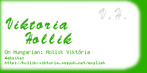 viktoria hollik business card